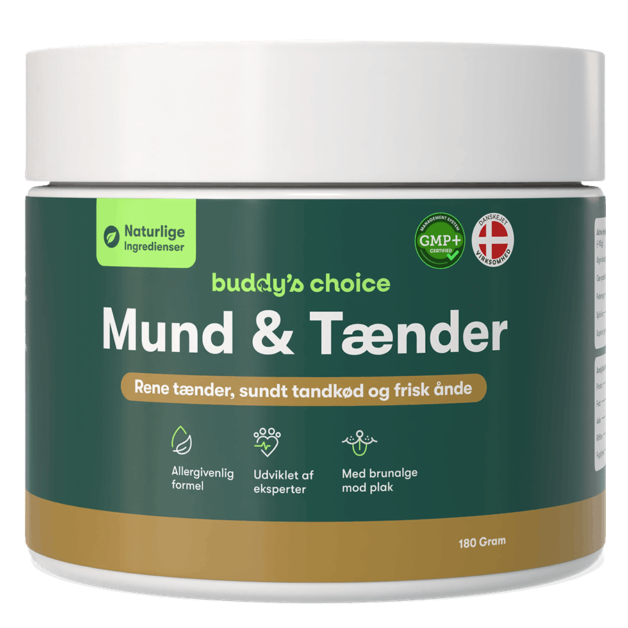 Buddy's Choice Mund & Tænder pulver – tandpleje med naturlige ingredienser for frisk ånde og sundt tandkød